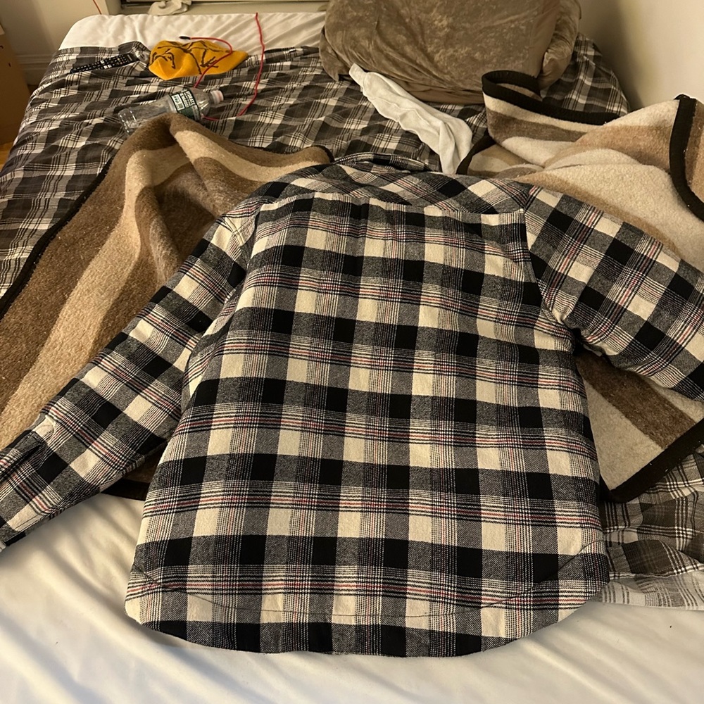 AG jeans men’s heavyweight plaid jacket
